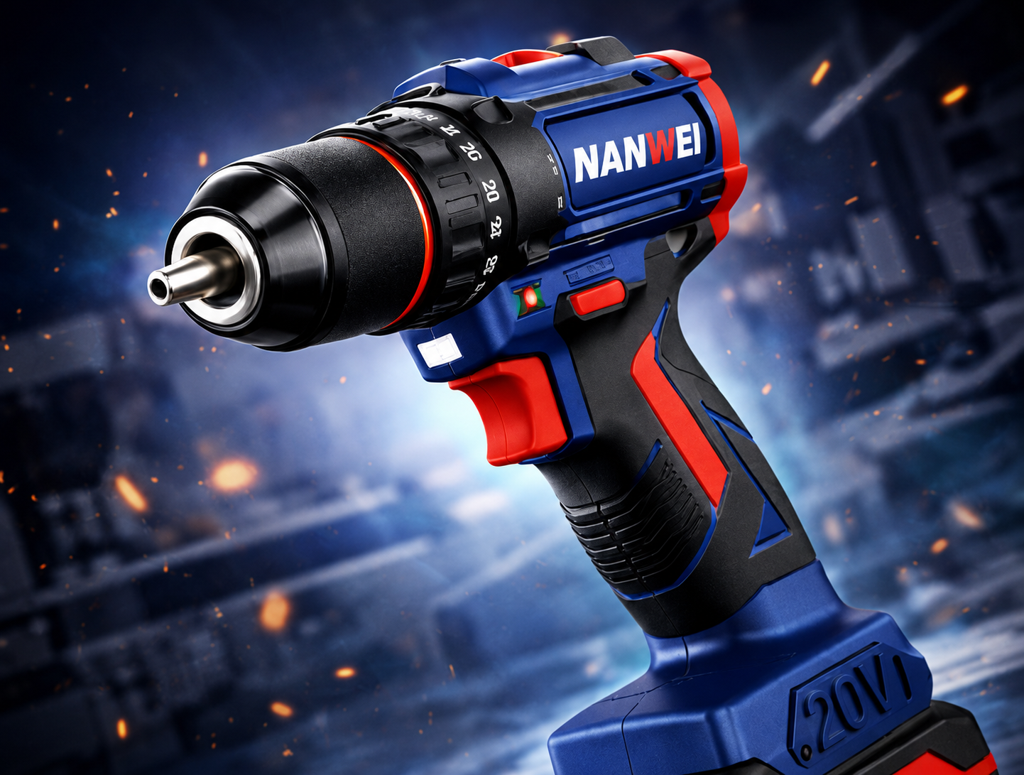 TALADRO DE IMPACTO INALÁMBRICO 20V BRUSHLESS – 70 N·m
