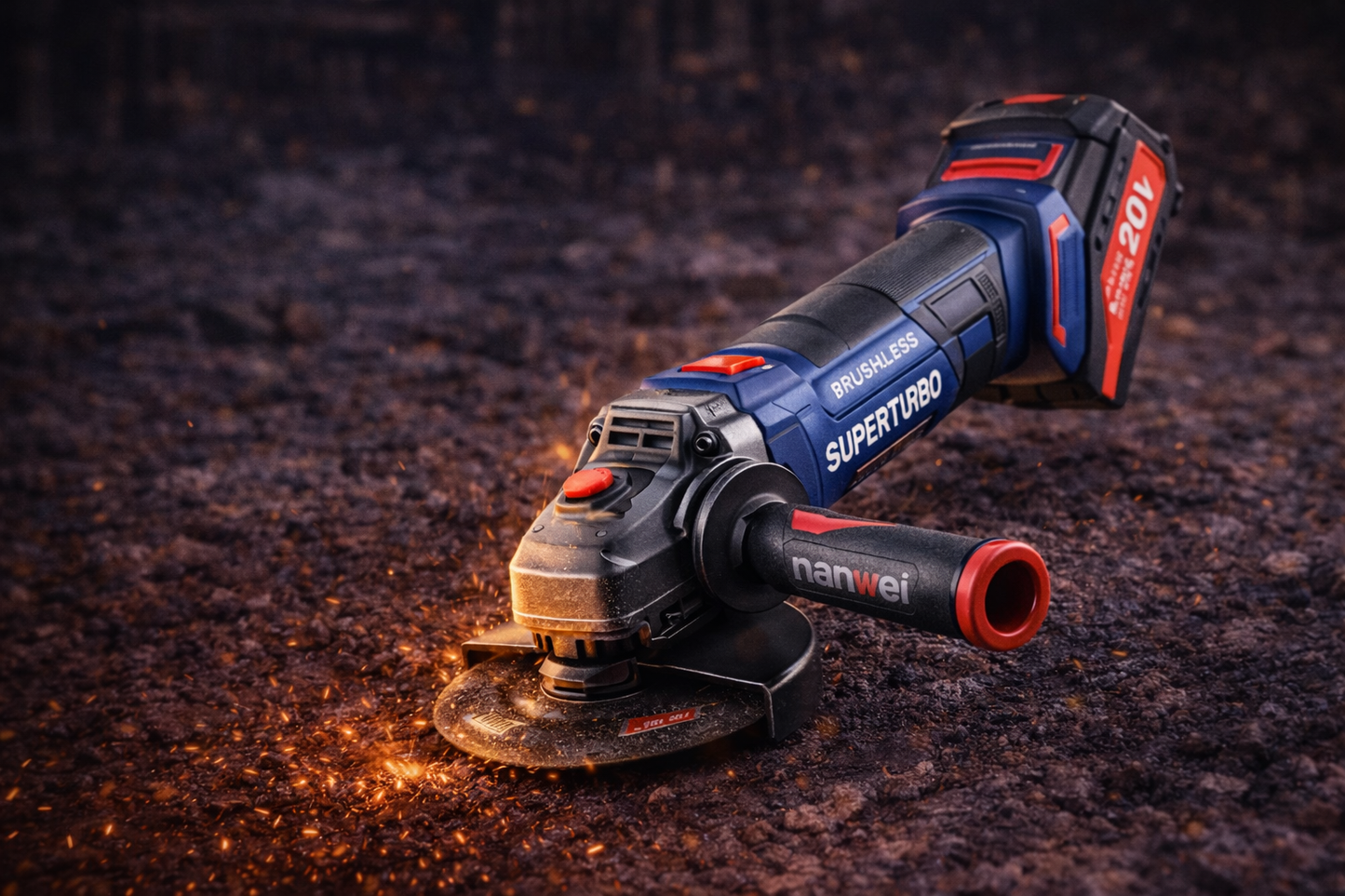 AMOLADORA ANGULAR INALÁMBRICA 20V BRUSHLESS - 125 mm ("5")