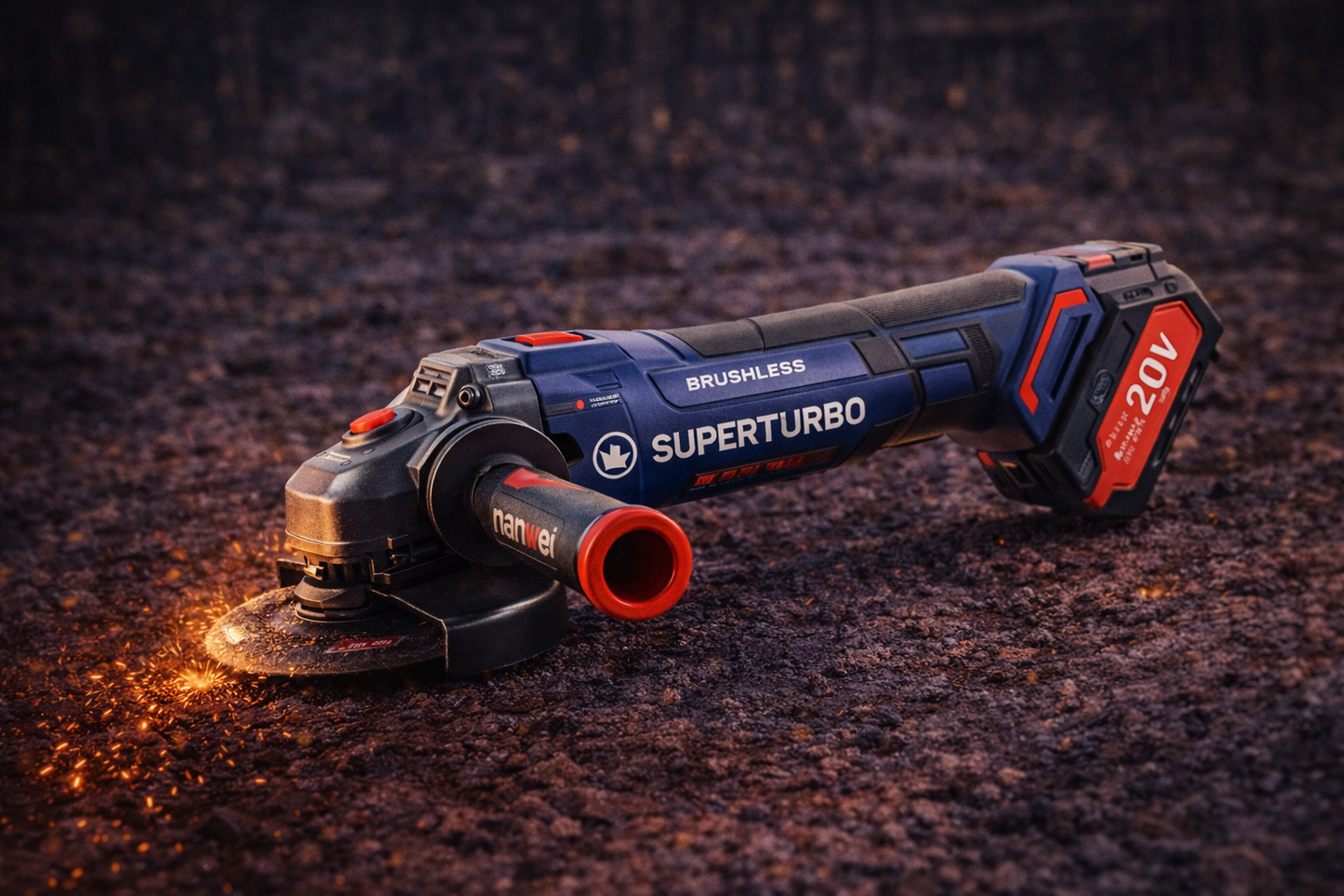 AMOLADORA ANGULAR INALÁMBRICA 20V BRUSHLESS - 125 mm ("5")