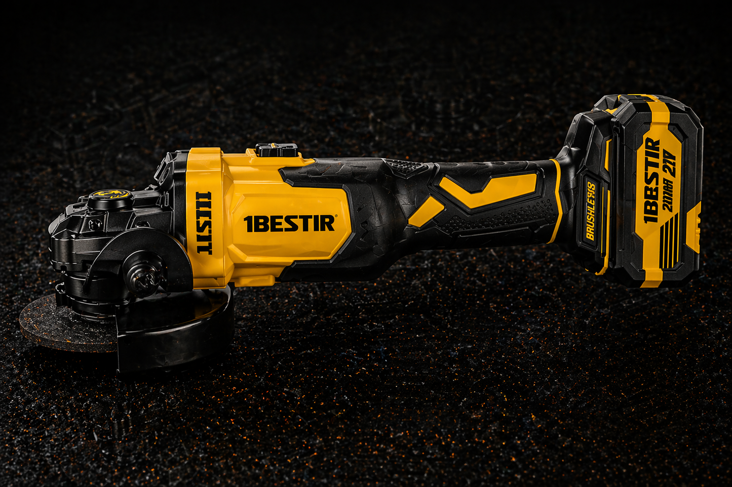 AMOLADORA ANGULAR INALÁMBRICA 21V BRUSHLESS – 8600 RPM