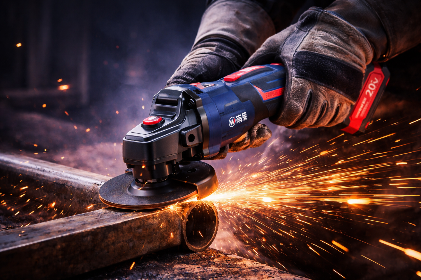 AMOLADORA ANGULAR INALÁMBRICA 20V BRUSHLESS - 125 mm ("5")